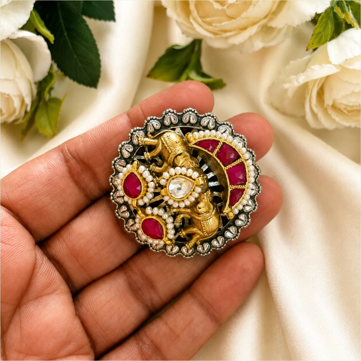 Elephant Moon Ring - Image 2