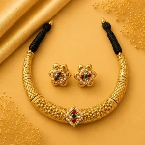 Rangoli golden Look Hasli