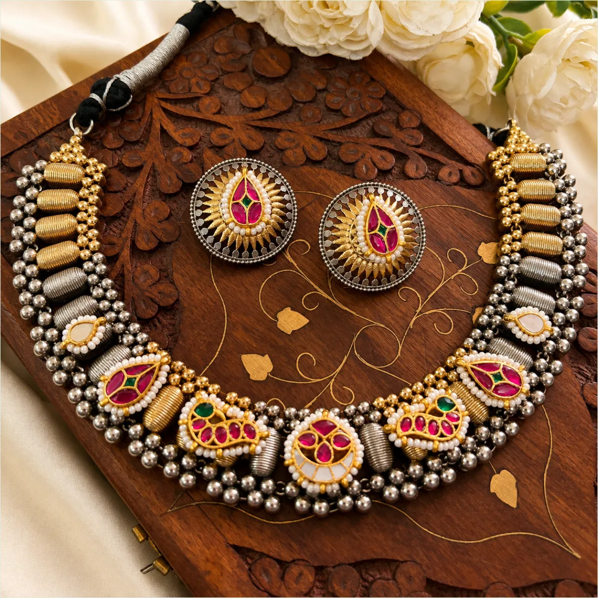 Rani Gulab Necklace - Image 2